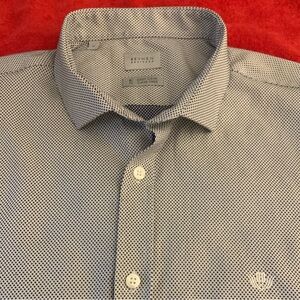 BEYMEN BUSINESS LS Slim Fit Care Free Muted Print Shirt